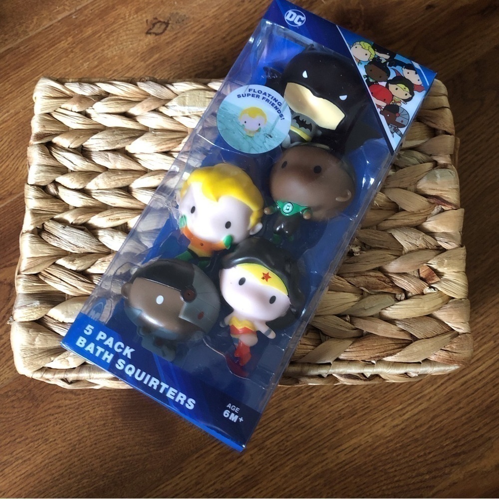 DC Superheros 5 pack bath squirters